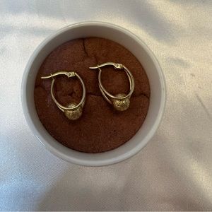 Yellow Gold Dual Hoop Earrings